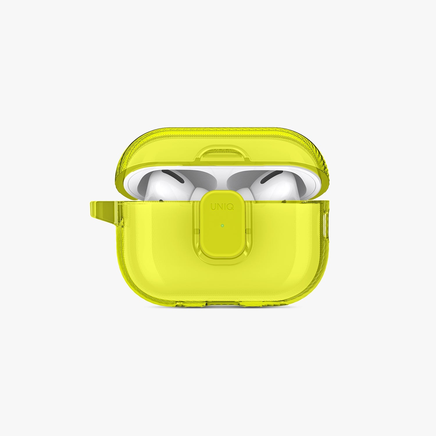 Glase Pro Ultra Şeffaf Mıknatıslı Kapamalı AirPods Kılıfı