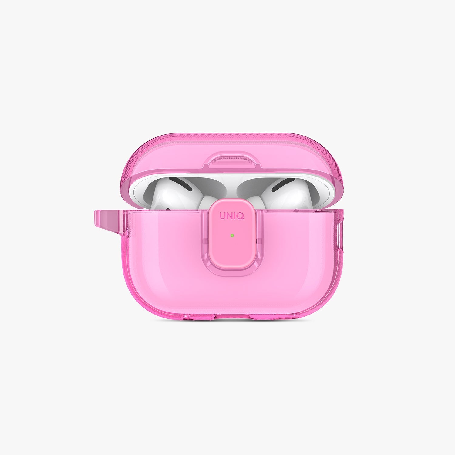 Glase Pro Ultra Şeffaf Mıknatıslı Kapamalı AirPods Kılıfı