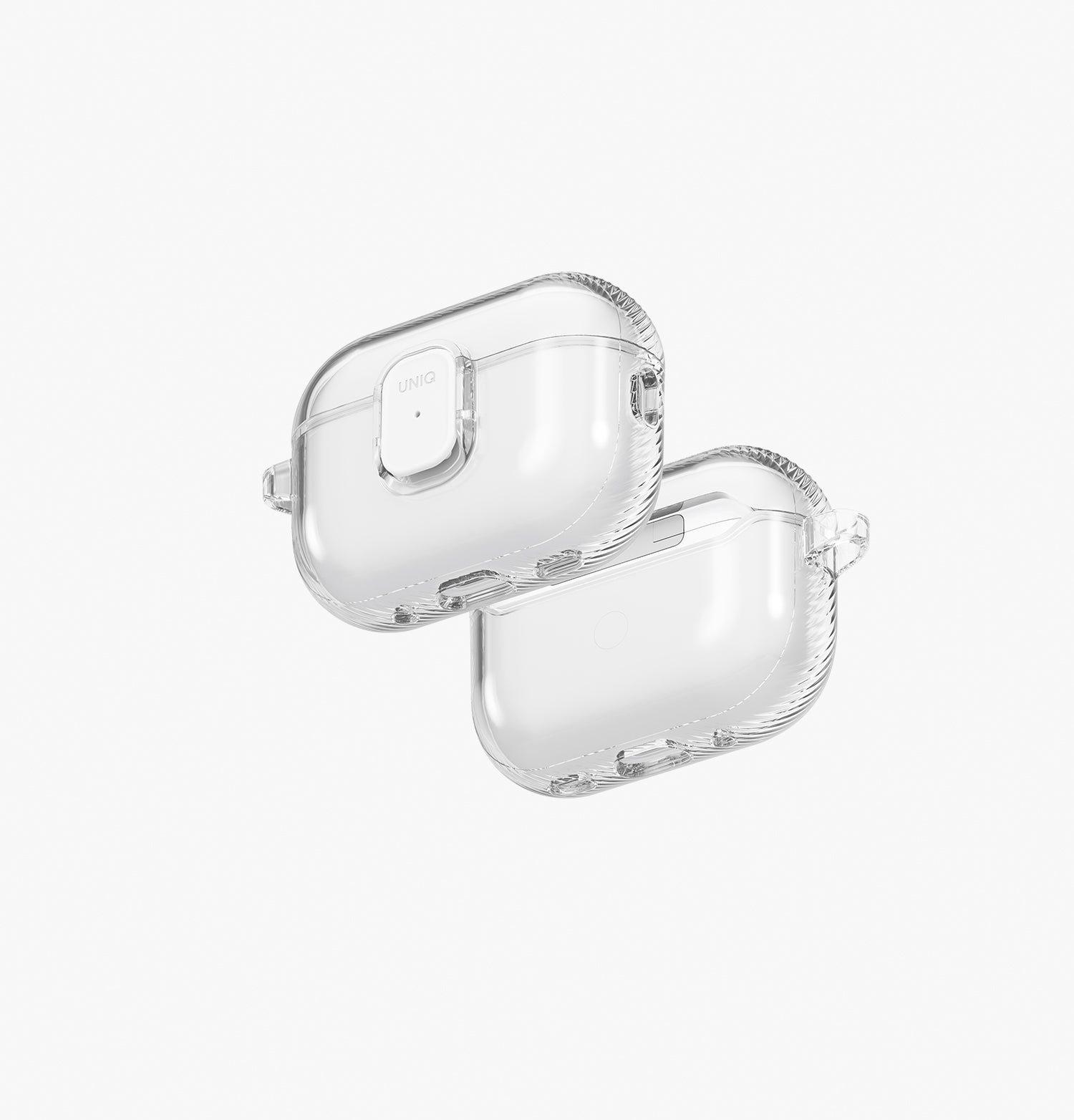 Glase Pro Ultra Şeffaf Mıknatıslı Kapamalı AirPods Kılıfı