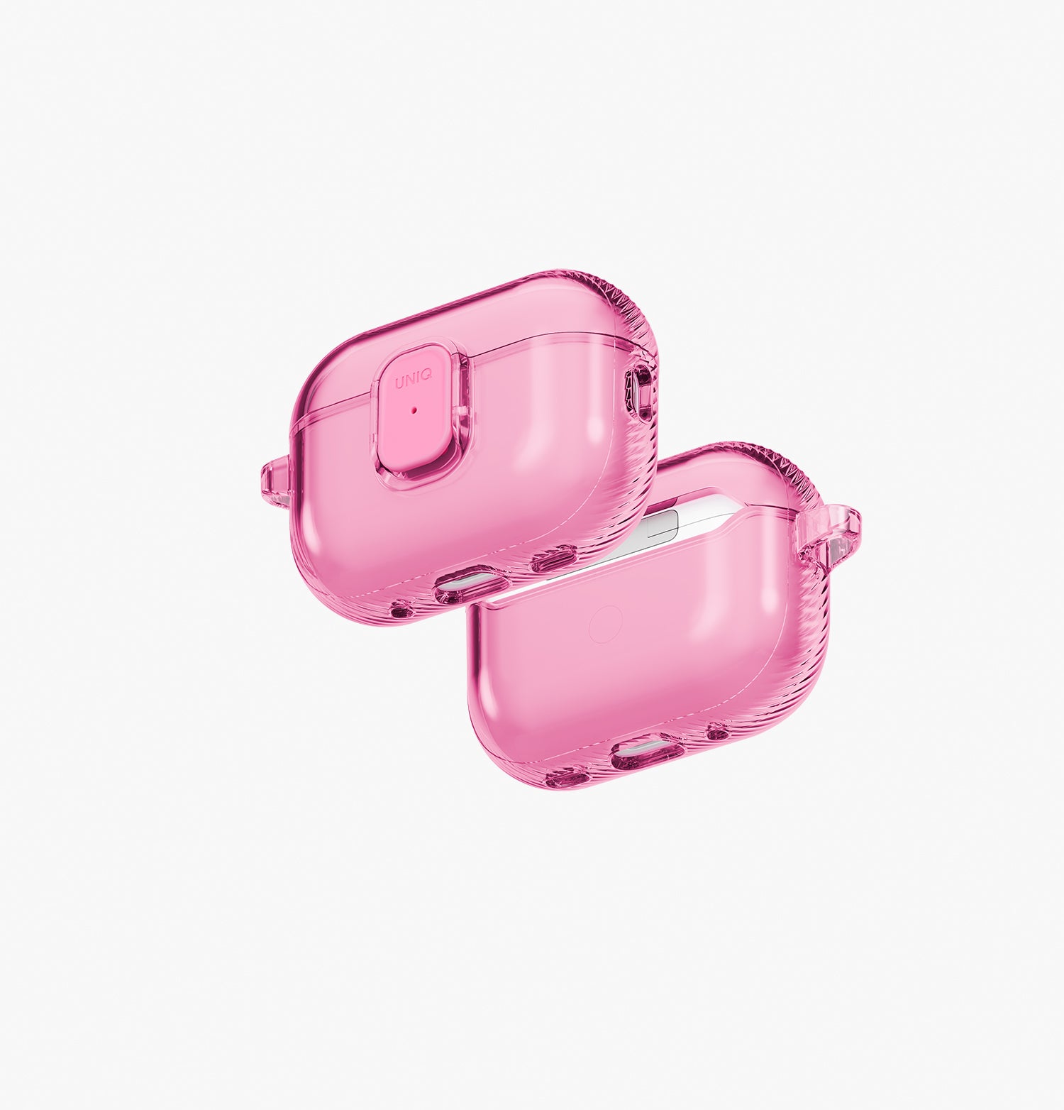 Glase Pro Ultra Şeffaf Mıknatıslı Kapamalı AirPods Kılıfı