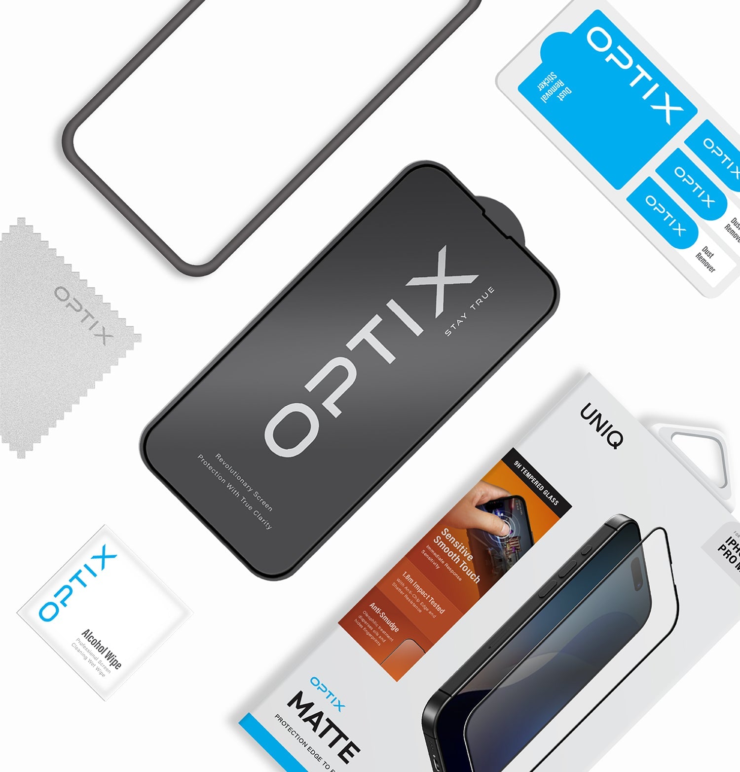 Optix Matte Pürüzsüz Mat Ekran Koruyucu