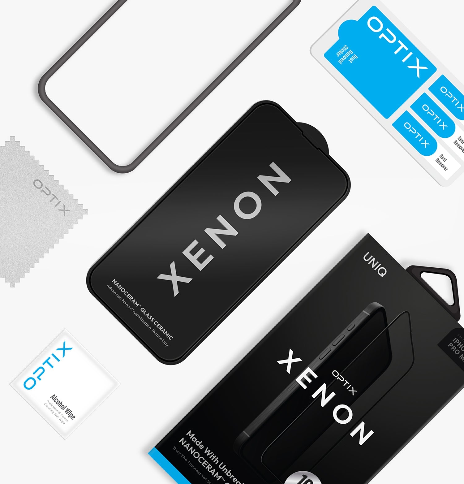 Optix Xenon Premium Seramik Cam Ekran Koruyucu