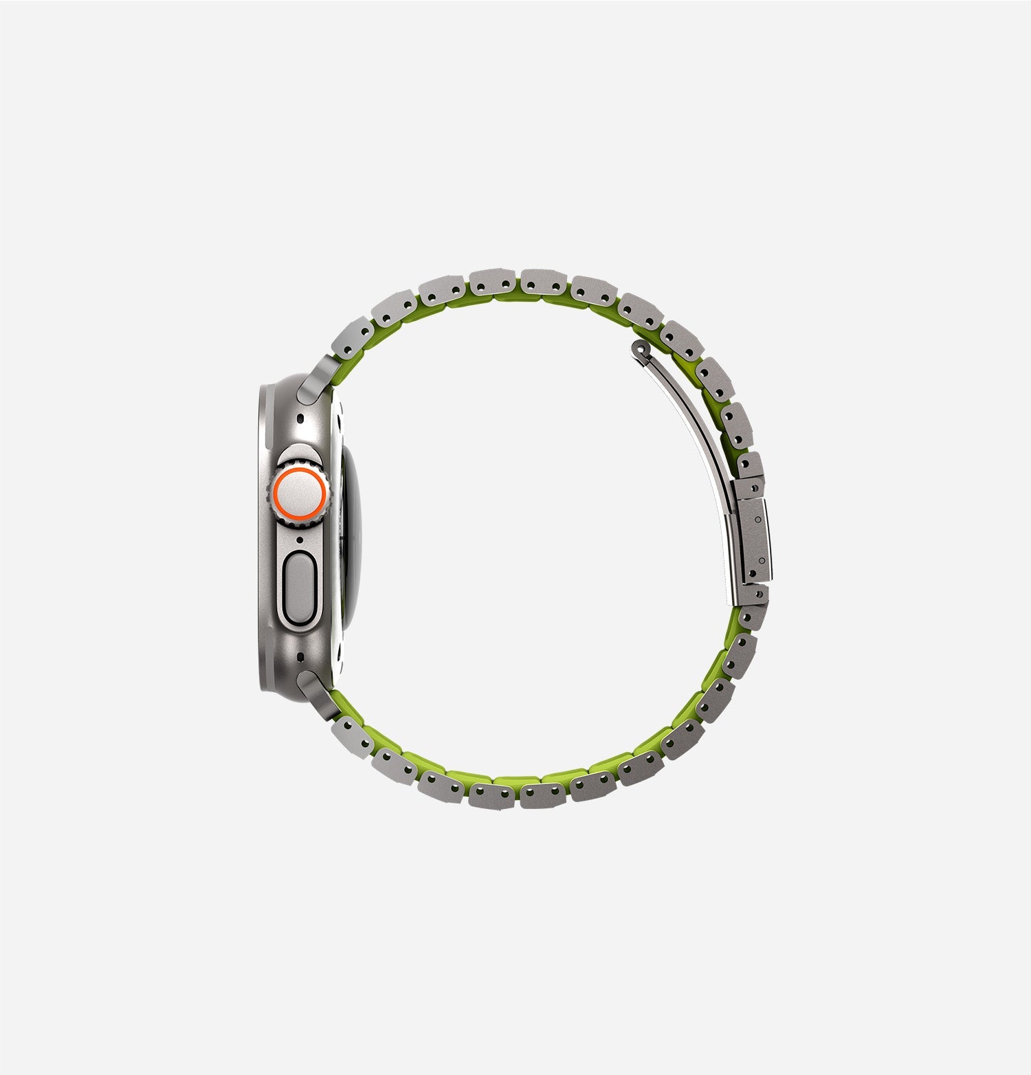 Strova Flex Hibrit Paslanmaz Çelik Apple Watch Kayışı