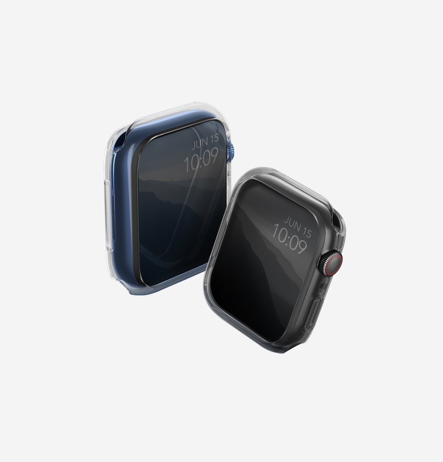 Glase Dual Pack Şeffaf Apple Watch Koruyucu Kapak