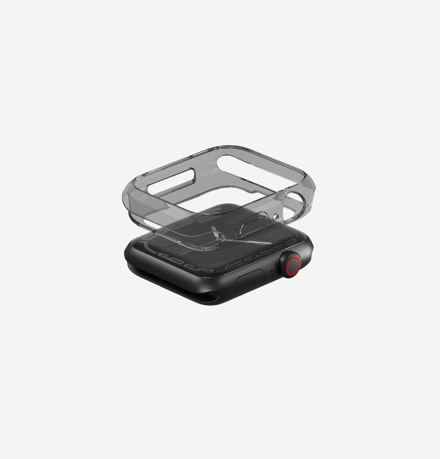 Glase Dual Pack Şeffaf Apple Watch Koruyucu Kapak