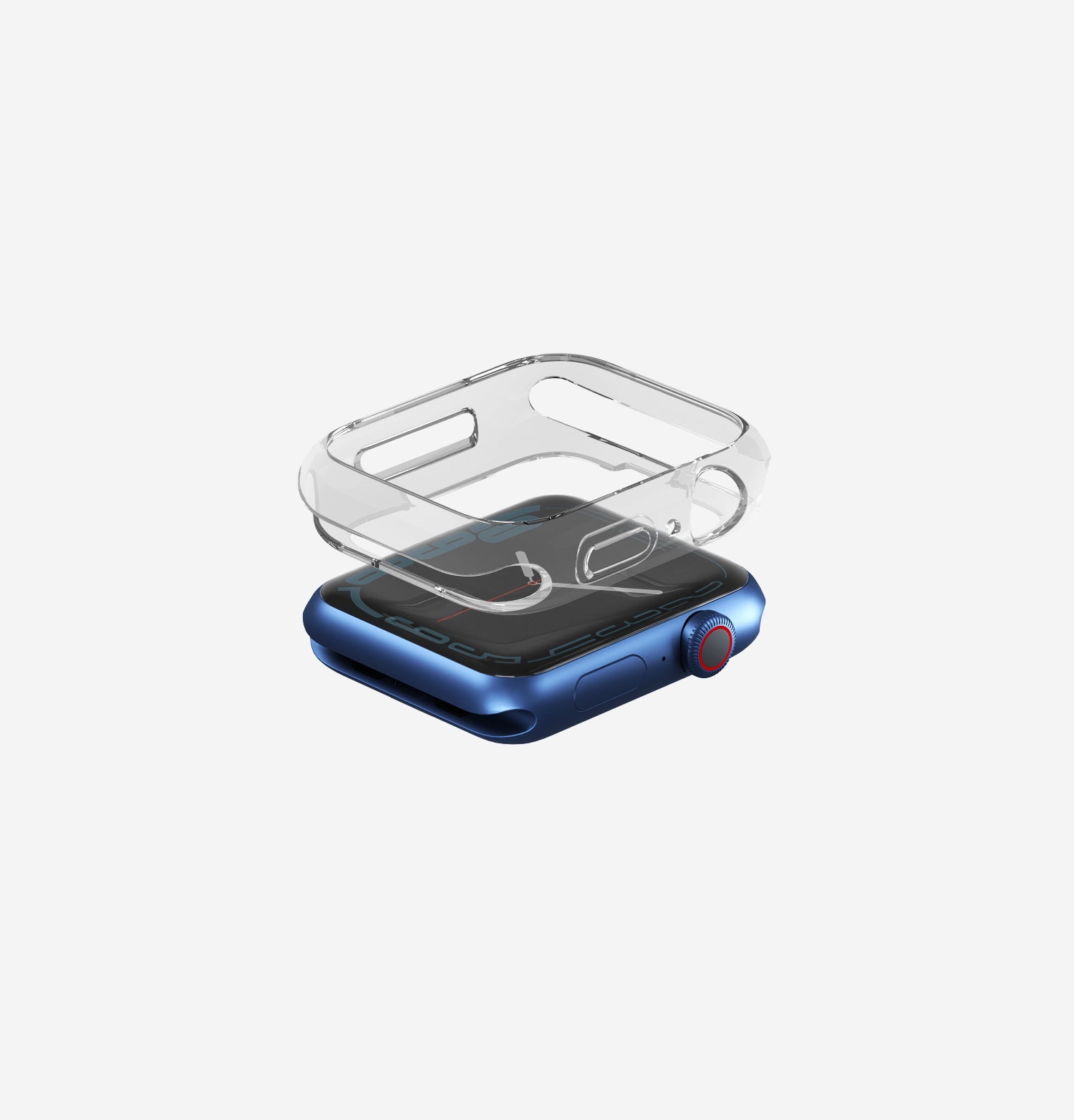 Glase Dual Pack Şeffaf Apple Watch Koruyucu Kapak