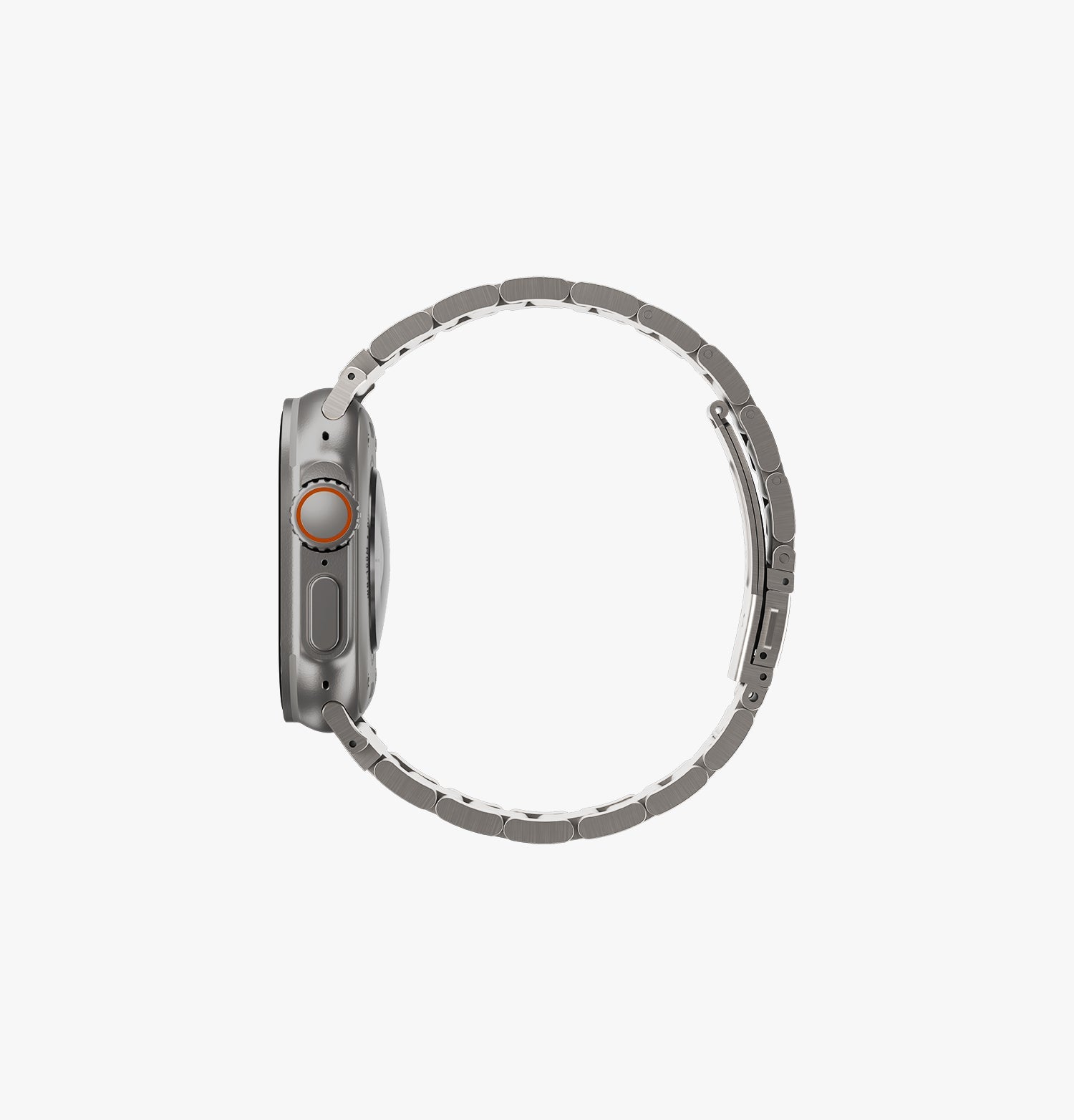 Osta Kendinden Ayarlanabilir Bağlantılı Paslanmaz Çelik Apple Watch Kordonu