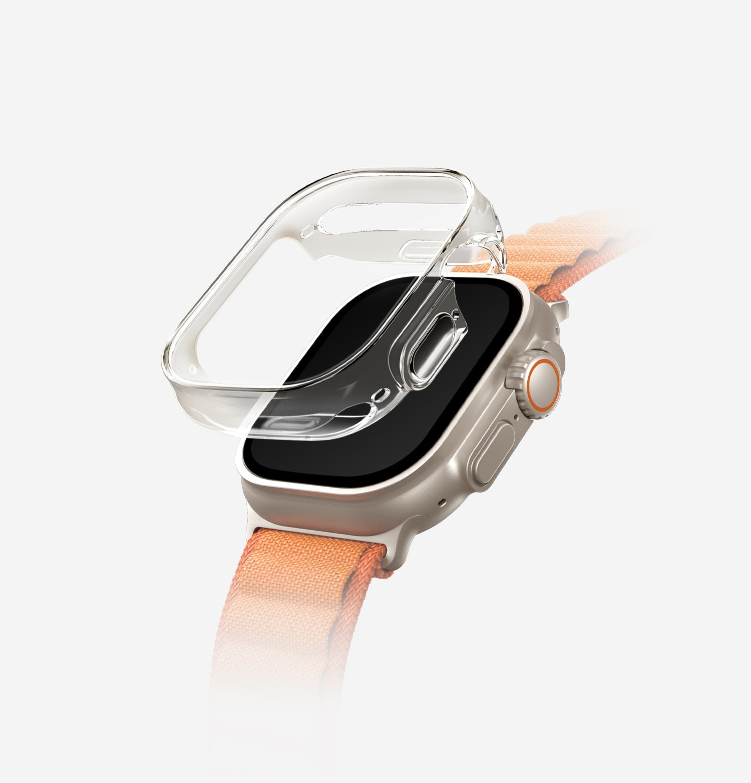 Garde Şeffaf Apple Watch Koruyucu Kapak