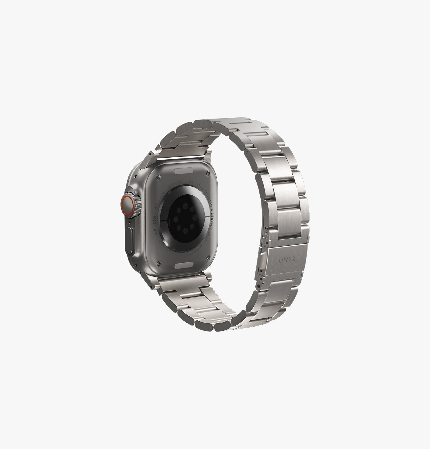 Osta Kendinden Ayarlanabilir Bağlantılı Paslanmaz Çelik Apple Watch Kordonu