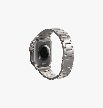 Osta Kendinden Ayarlanabilir Bağlantılı Paslanmaz Çelik Apple Watch Kordonu
