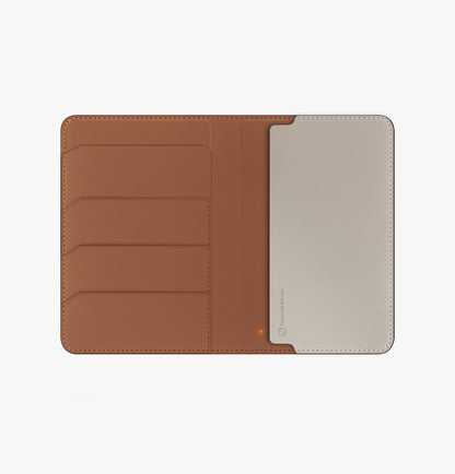 Belmont Apple Bul Özellikli Vegan Deri Passport Kılıfı