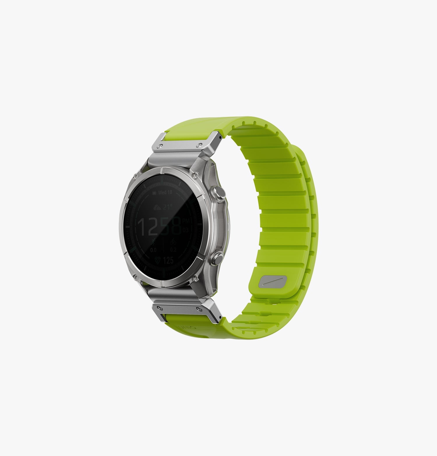 Fluo Garmin® Çift Güvenlikli Saat Kayışı