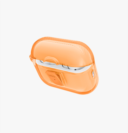 Glase Pro Ultra Şeffaf Mıknatıslı Kapamalı AirPods Kılıfı