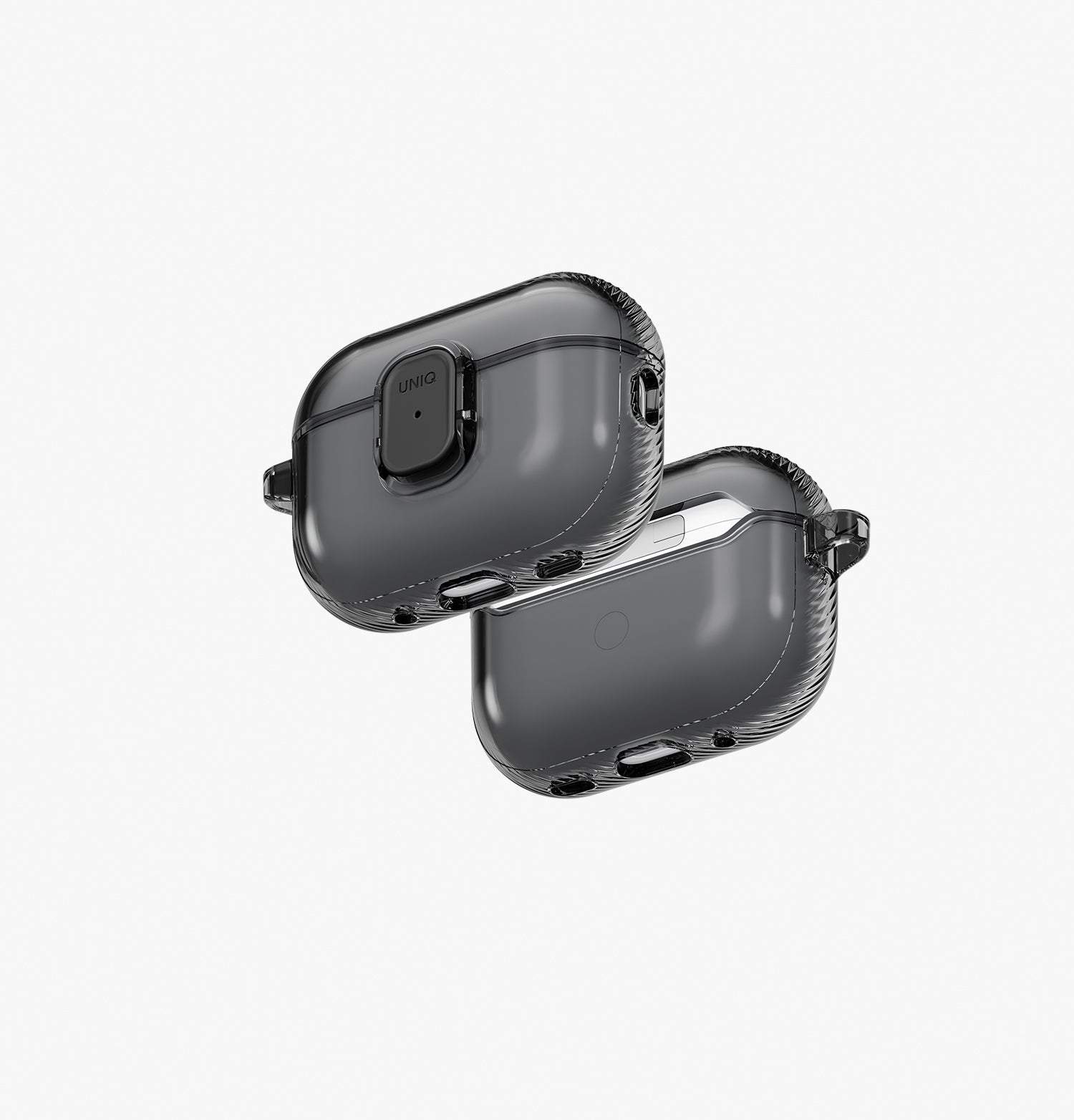 Glase Pro Ultra Şeffaf Mıknatıslı Kapamalı AirPods Kılıfı