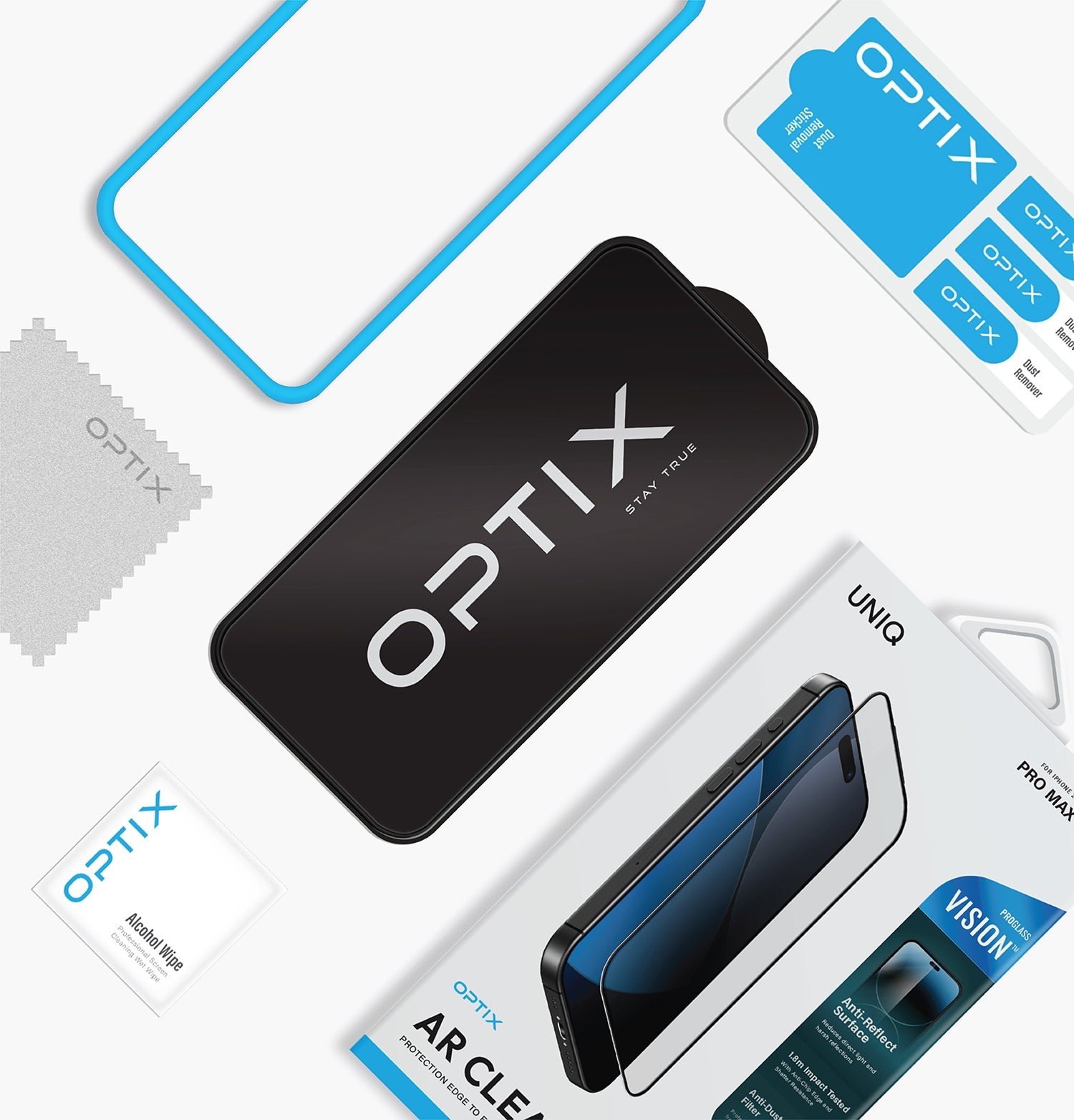 Optix Vision™ AR Clear Netlik Odaklı Ekran Koruyucu