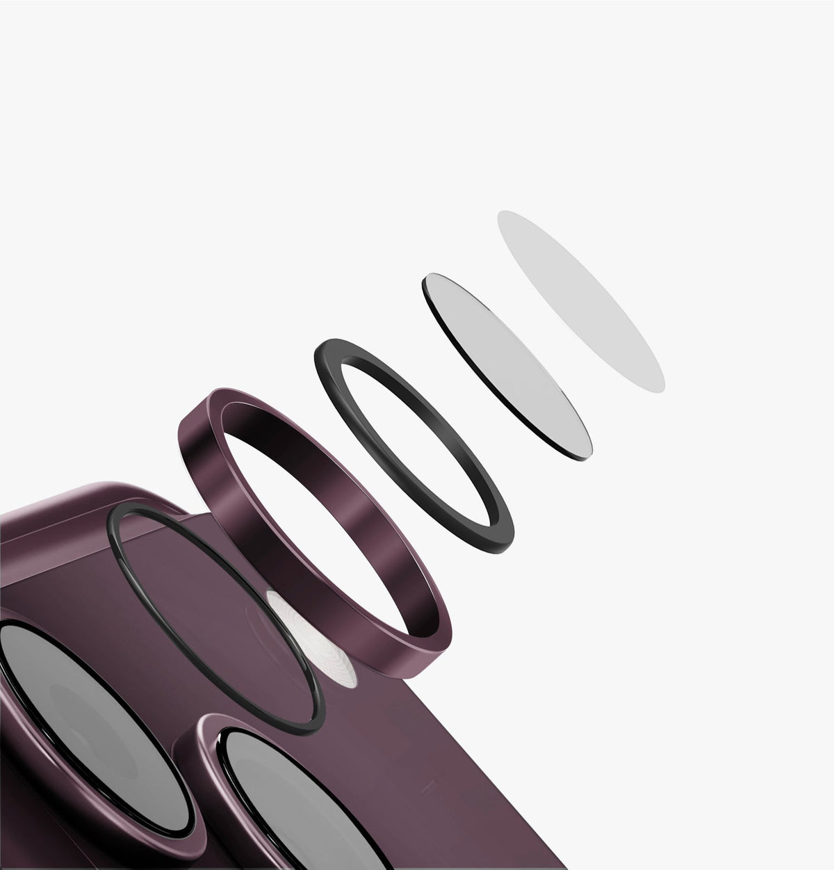 Optix AluGuard Alüminyum Kamera Lens Koruyucu
