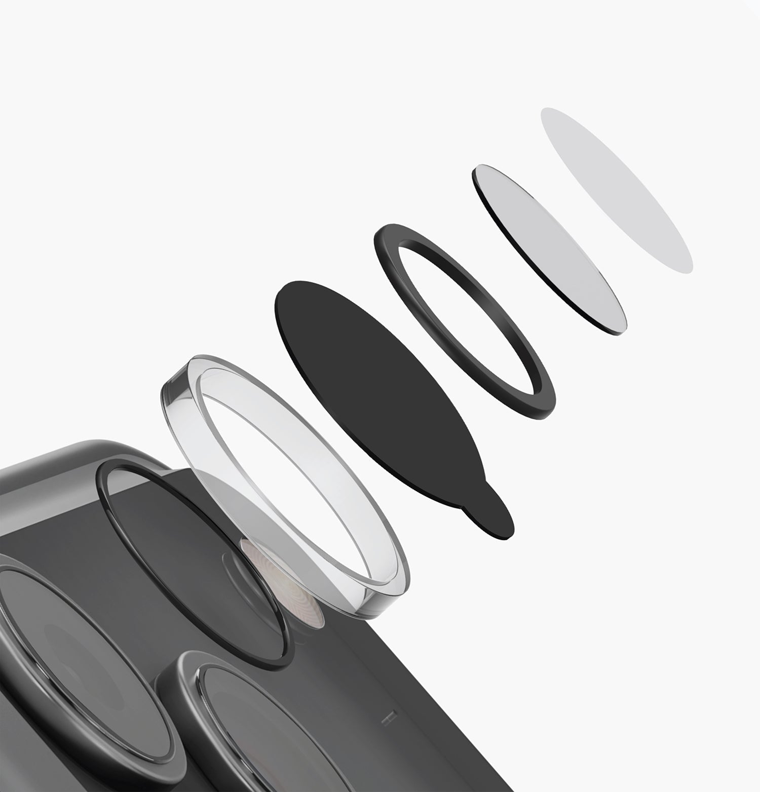 Optix ClearShield Kristal Netliğinde Kamera Lens Koruyucu