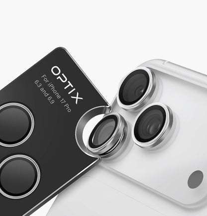 Optix Prime Paslanmaz Çelik Kamera Lens Koruyucu