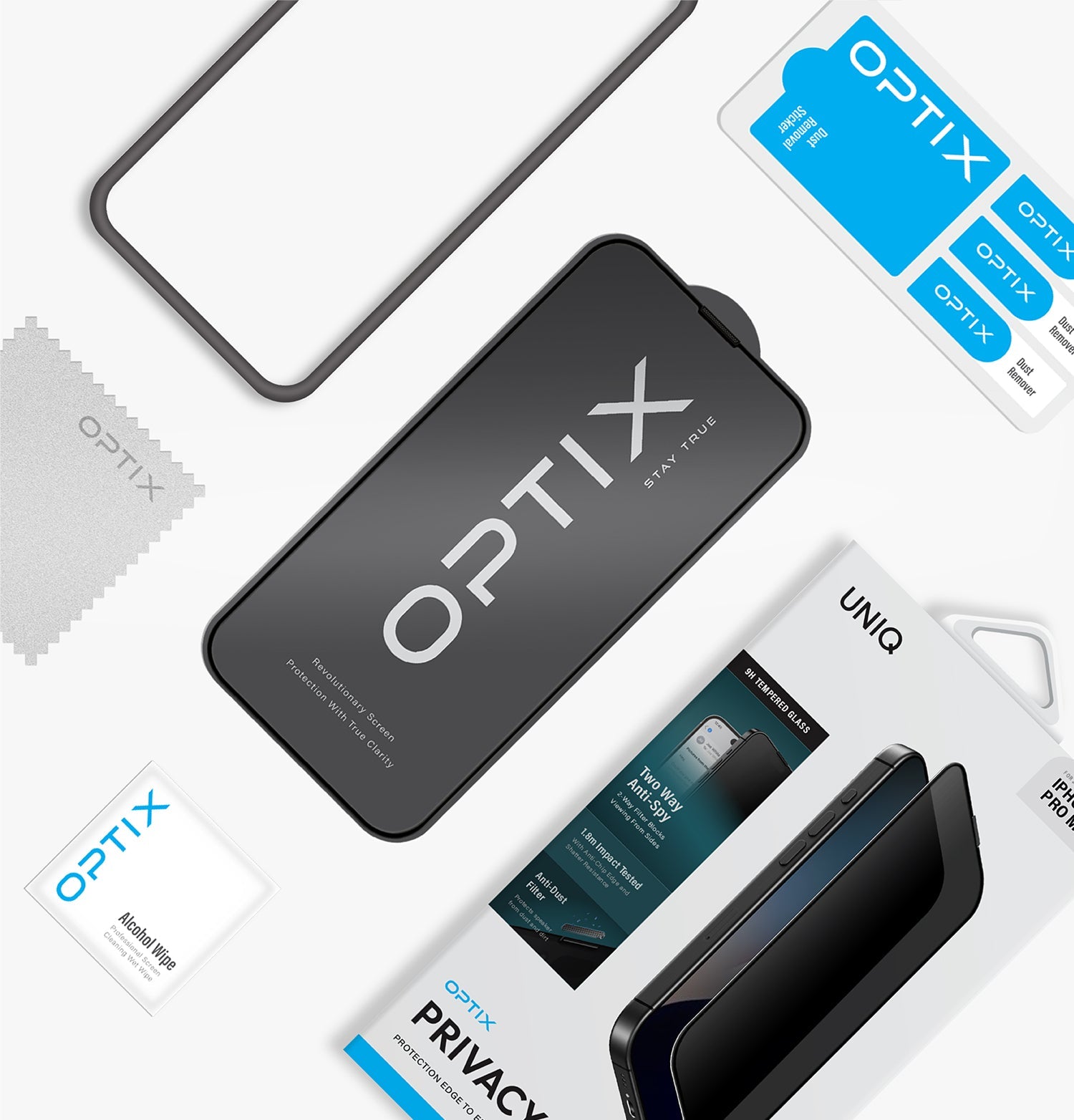 Optix Privacy 2 Yönlü Gizlilik Filtreli Ekran Koruyucu
