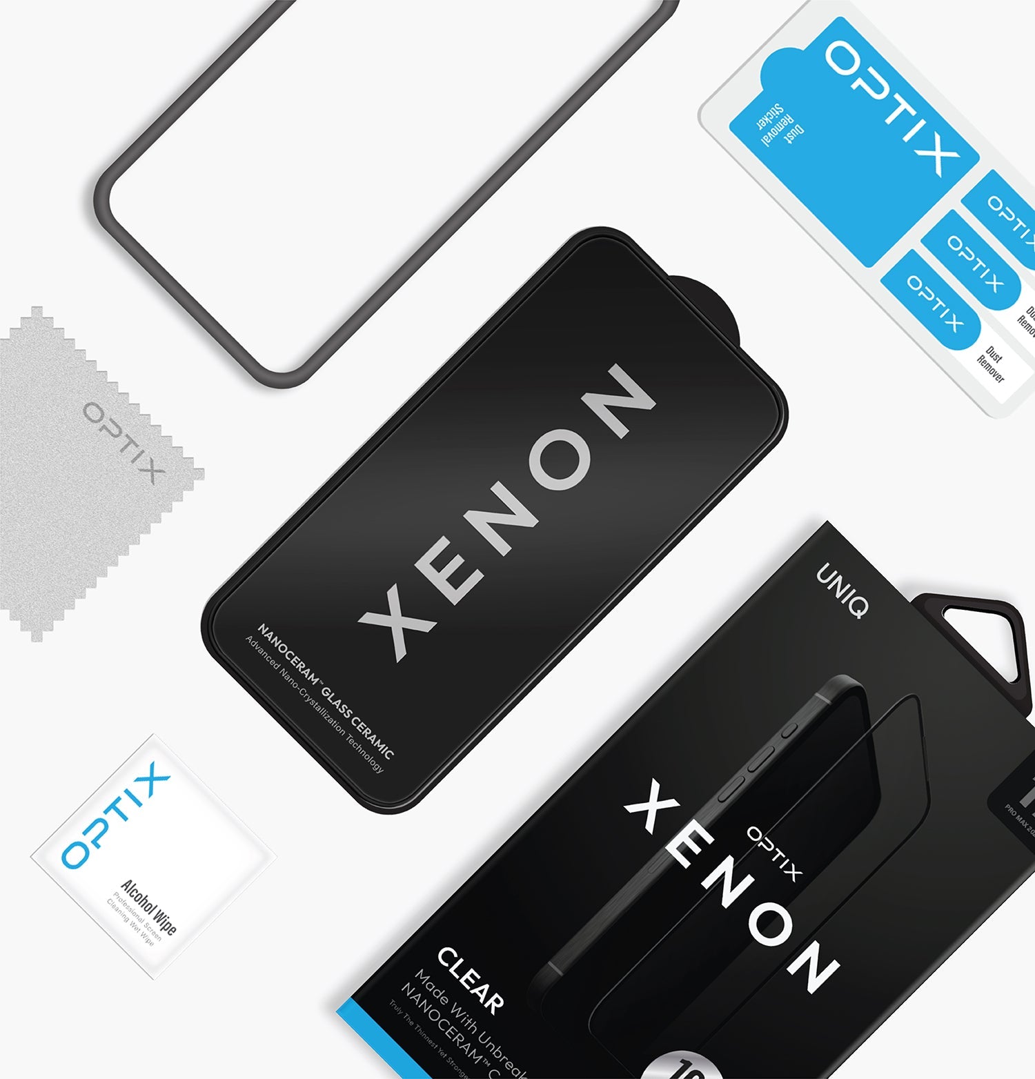 Optix Xenon™ Clear Premium Ultra İnce Ekran Koruyucu