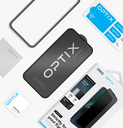 Optix Privacy 2 Yönlü Gizlilik Filtreli Temperli Cam Ekran Koruyucu